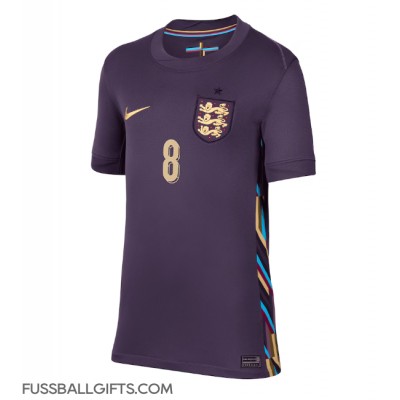 England Alexander-Arnold #8 Fußballbekleidung Auswärtstrikot Damen EM 2024 Kurzarm England Alexander-Arnold #8 Fußballbekleidung Auswärtstrikot Damen EM 2024 Kurzarm